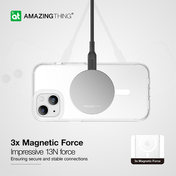 Amazing Thing Etui Minimal Magsafe Case 6.6FT IP156.7MMINCL do Iphone 15 Plus przezroczysty