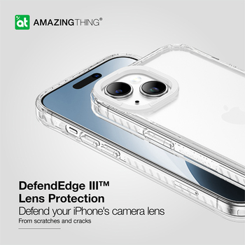Amazing Thing Etui Titan Pro Case 10FT IP156.7TPCL do Iphone 15 Plus przezroczysty
