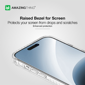 Amazing Thing Etui Titan Pro Case 10FT IP156.7TPCL do Iphone 15 Plus przezroczysty