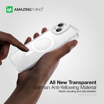 Amazing Thing Etui Titan Pro Magsafe Case 10FT IP156.7TMCL do Iphone 15 Plus przezroczysty