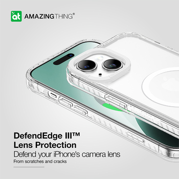 Amazing Thing Etui Titan Pro Magsafe Case 10FT IP156.7TMCL do Iphone 15 Plus przezroczysty
