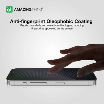 Amazing Thing Hartowane szkło Titan Privacy Glass IP156.7PRCFGLA do Iphone 15 Pro Max