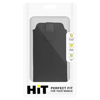 Kieszonka HIT (ROZMIAR XXL) do Samsung S25 Ultra/S24 Ultra/M35/M23/A16 5G/Xiaomi Redmi 14C wzór 1 czarna