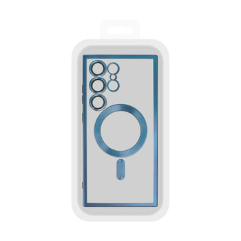 Metallic Magsafe Case do Samsung Galaxy S23 Ultra Niebieski