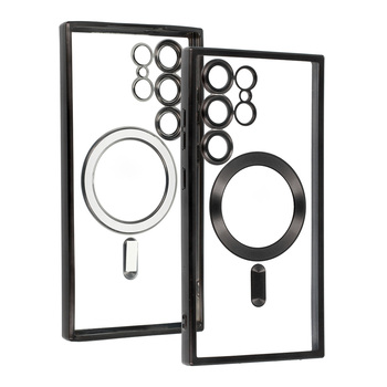 Metallic Magsafe Case do Samsung Galaxy S24 Czarny