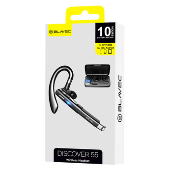 Blavec Słuchawka Bluetooth Discover 55 Multipoint + power bank (BHDI55-B) czarna