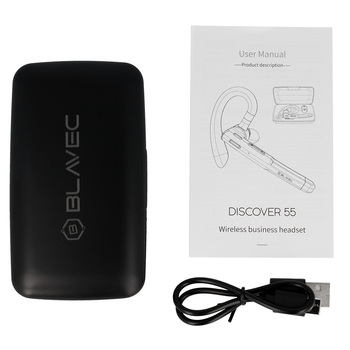 Blavec Słuchawka Bluetooth Discover 55 Multipoint + power bank (BHDI55-B) czarna