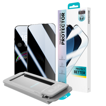 Benks Tempered glass Ultra Shield Privacy for Iphone 14 Pro Max/15 Plus/16 Plus black