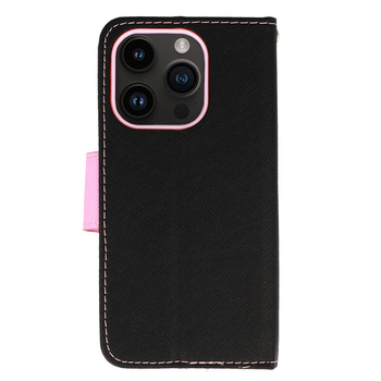 Fancy Case for Iphone 14 Pro black-pink