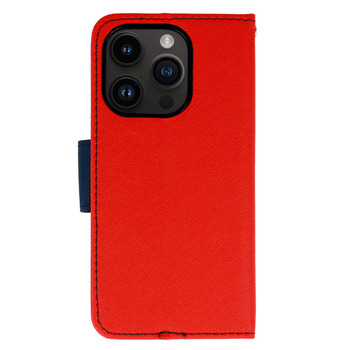 Fancy Case for Iphone 14 Pro Max red-navy