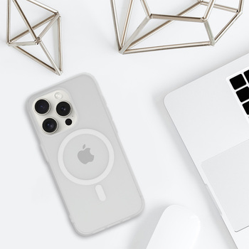 Warframe Magsafe Series Case for Iphone 15 Plus white