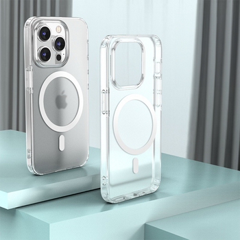 Warframe Magsafe Series Case for Iphone 15 Plus white