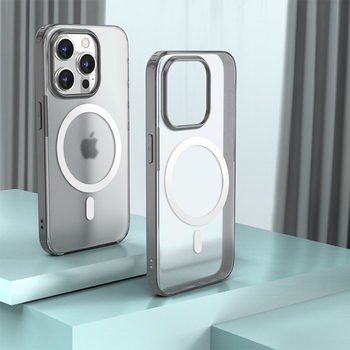 Warframe Magsafe Series Case for Iphone 15 Plus titanium