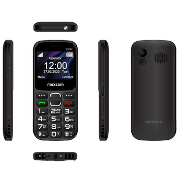 Telefon - MAXCOM MM 443 4G CZARNY