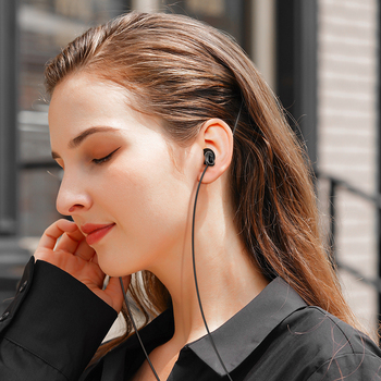 Borofone Earphones BM91 Cloud with microphone black