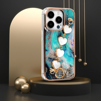 Trend Case do Iphone 15 Pro wzór 6 niebieski