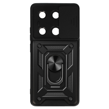Slide Camera Armor Case do Xiaomi Redmi Note 13 Pro 4G Czarny