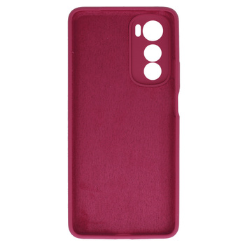 Silicone Lite Case do Motorola Edge 30 bordowy