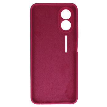 Silicone Lite Case do Oppo A38 4G bordowy