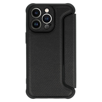 Razor Carbon Book Case for Xiaomi Redmi Note 13 5G black