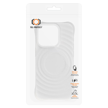 Tel Protect Wave Magsafe Case do Iphone 15 Pro Max biały