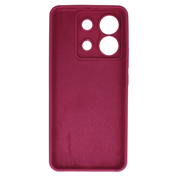 Silicone Lite Case do Xiaomi Redmi Note 13 Pro 5G bordowy
