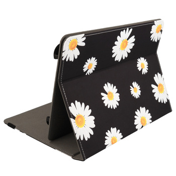 Wonder Canvas Tablet Case 10 cali stokrotki czarne