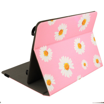 Wonder Canvas Tablet Case 10 cali stokrotki różowe