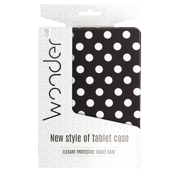 Wonder Canvas Tablet Case 13 cali groszki czarne