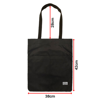 Torba shopperka Wonder wzór 4 czarna
