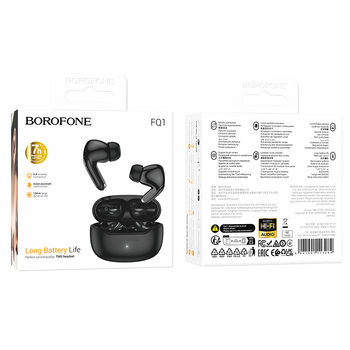 Borofone TWS Bluetooth Earphones FQ1 Shine black