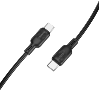 Borofone Kabel BX113 Lenny - Typ C na Typ C - PD 60W 3A 2 metry czarny