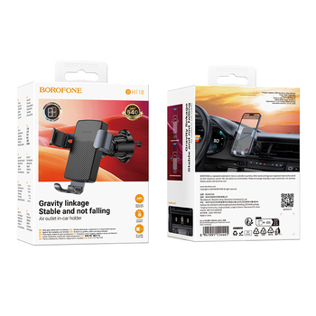 Borofone Car holder BH118 Refined gravity to air vent black