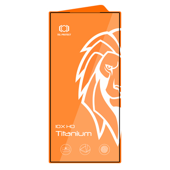 Hartowane szkło Tel Protect 10X HD Titanium do Samsung Galaxy S24 Ultra (with fingerprint unlock)