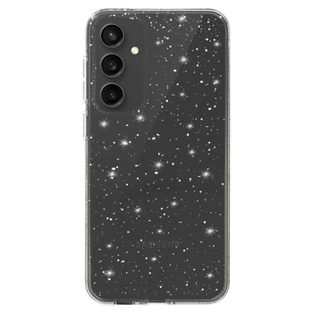 Crystal Glitter Case do Samsung Galaxy S23 FE Srebrny