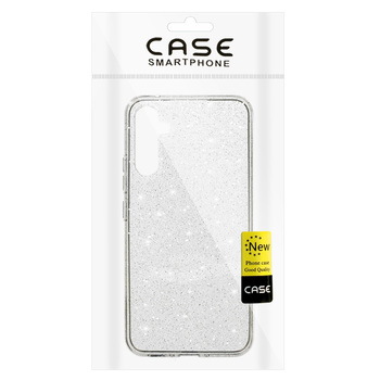 Crystal Glitter Case do Samsung Galaxy A34 5G Srebrny