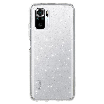Crystal Glitter Case for Xiaomi Redmi Note 10/Note 10S/Poco M5S Silver