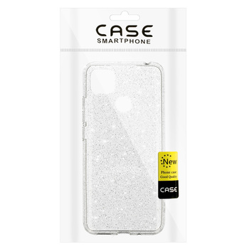 Crystal Glitter Case for Xiaomi Redmi 10C Silver