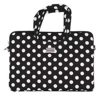 Wonder Briefcase Laptop 15-16 cali groszki czarne