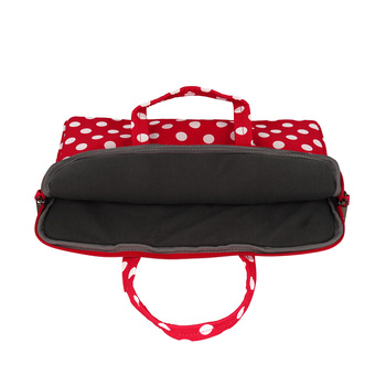Wonder Briefcase Laptop 17 inches red polka-dot