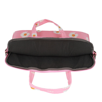 Wonder Briefcase Laptop 17 cali stokrotki różowe