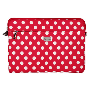 Wonder Sleeve Laptop 13-14 inches red polka-dot