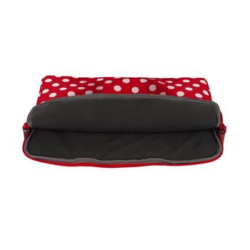 Wonder Sleeve Laptop 17 cali groszki czerwone