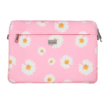 Wonder Sleeve Laptop 17 inches pink daisies