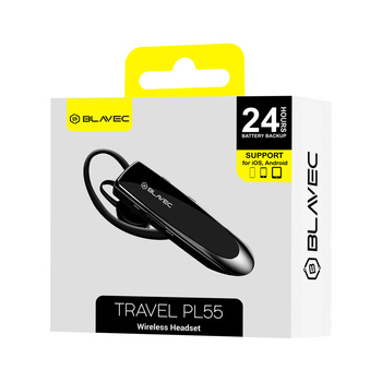 Blavec Słuchawka Bluetooth Travel PL55 Multipoint (BHPL55-B) czarna