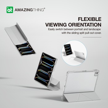Amazing Thing Etui Minimal Case 4FT IPADAIR12.9MINBK do Ipad Air 13 M2 2024 czarny