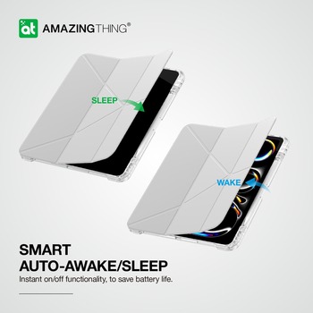 Amazing Thing Etui Minimal Case 4FT IPADAIR12.9MINBK do Ipad Air 13 M2 2024 czarny