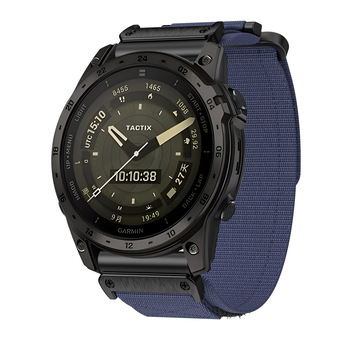 Pasek do Garmin 22mm nylonowy wzór 1 niebieski