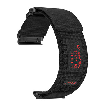 Pasek do Garmin 26mm nylonowy wzór 1 czarny