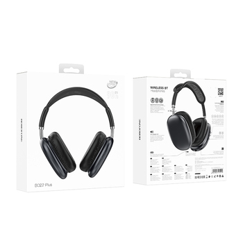 Borofone Słuchawki nauszne BO22 Plus Elegant bluetooth ciemnoszare